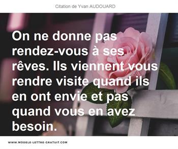 Citations Yvan AUDOUARD