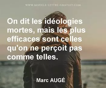 Citation de Marc AUGÉ