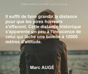 Citation de Marc AUGÉ