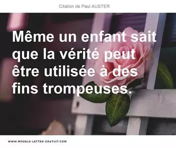 Citations Paul AUSTER