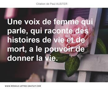 Citations Paul AUSTER