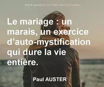 Citation de Paul AUSTER