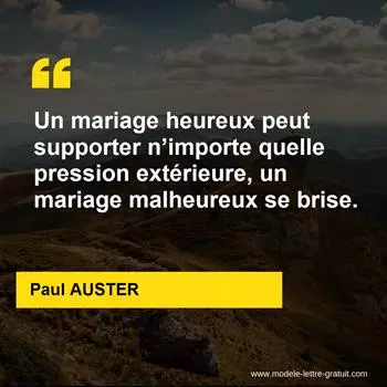 Citation Paul AUSTER
