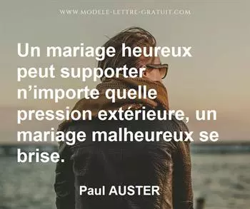 Citation de Paul AUSTER