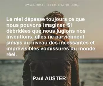 Citation de Paul AUSTER