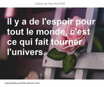 Citations Paul AUSTER