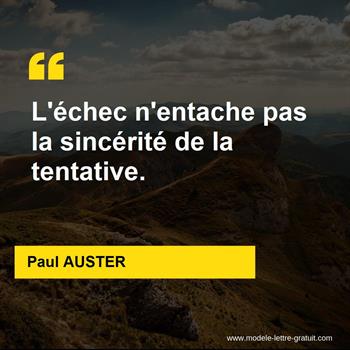 Citations Paul AUSTER