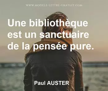 Citation de Paul AUSTER