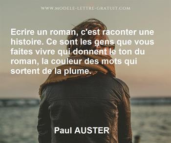 Citation de Paul AUSTER