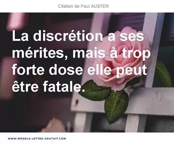 Citations Paul AUSTER