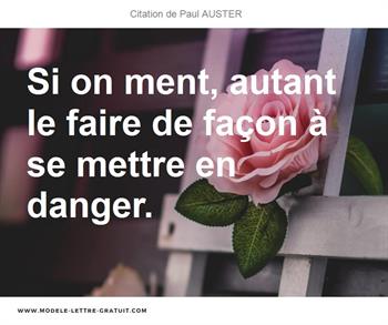 Citations Paul AUSTER