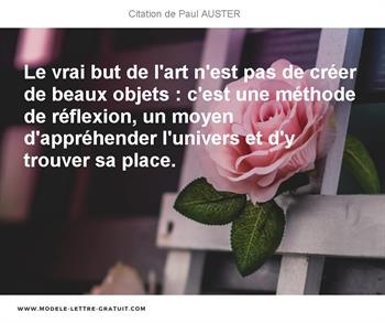 Citations Paul AUSTER