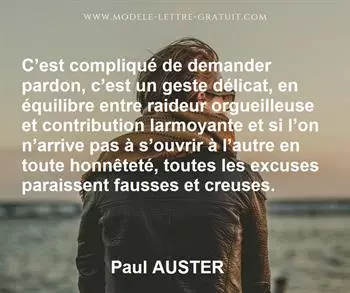 Citation de Paul AUSTER