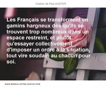 Citations Paul AUSTER
