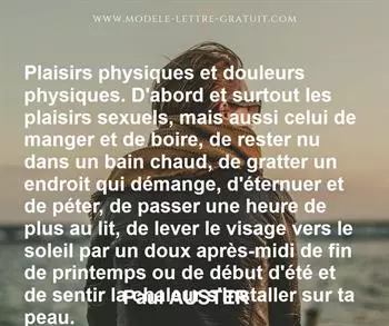 Citation de Paul AUSTER
