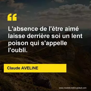 Citation Claude AVELINE