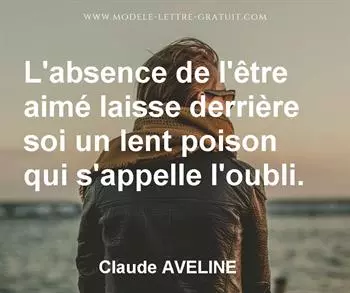 Citation de Claude AVELINE