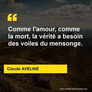 Citation Claude AVELINE