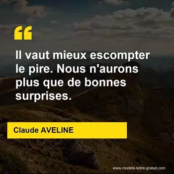 Citation Claude AVELINE