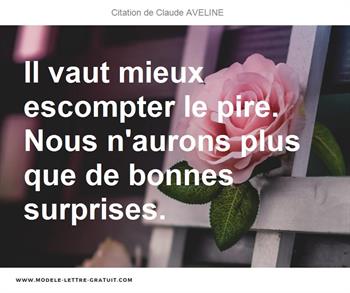 Citations Claude AVELINE