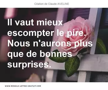 Citations Claude AVELINE