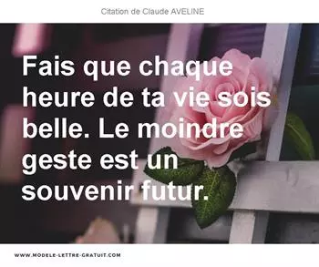 Citations Claude AVELINE