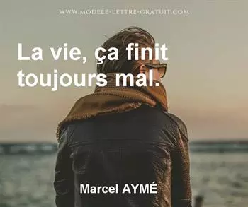 Citation de Marcel AYMÉ