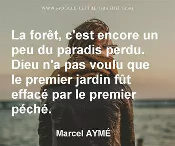 Citation de Marcel AYMÉ