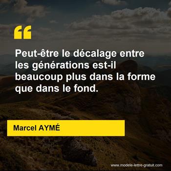 Citation de Marcel AYMÉ