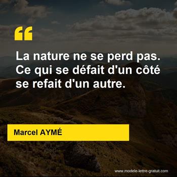 Citation de Marcel AYMÉ