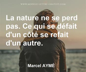 Citation de Marcel AYMÉ