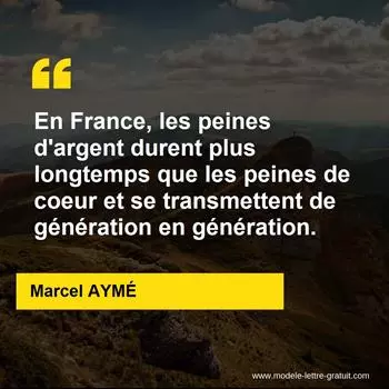 Citation Marcel AYMÉ