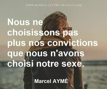Citation de Marcel AYMÉ