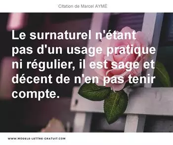 Citations Marcel AYMÉ