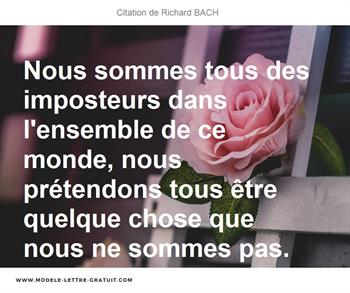 Citations Richard BACH