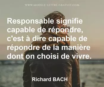 Citation de Richard BACH