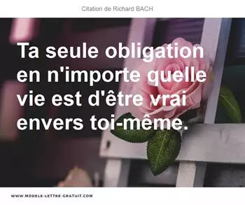 Citations Richard BACH