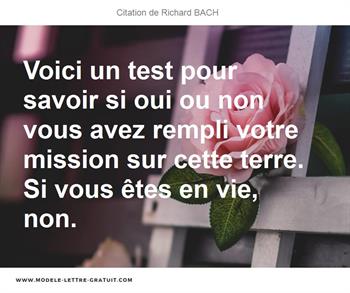 Citations Richard BACH