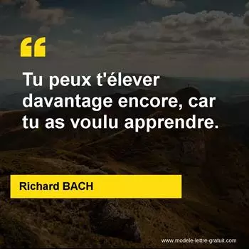 Citation Richard BACH