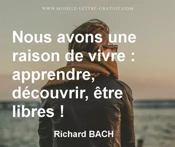 Citation de Richard BACH