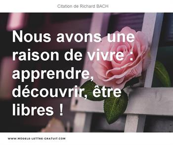 Citations Richard BACH