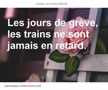 Citations Roland BACRI