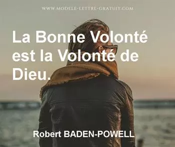 Citation de Robert BADEN-POWELL