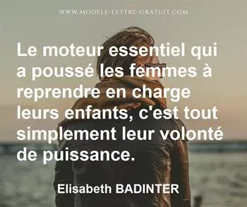 Citation de Elisabeth BADINTER
