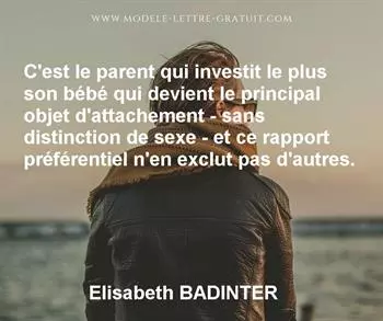 Citation de Elisabeth BADINTER
