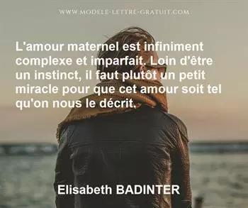 Citation de Elisabeth BADINTER