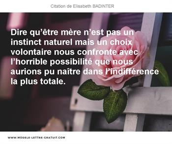 Citations Elisabeth BADINTER