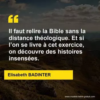 Citation Elisabeth BADINTER