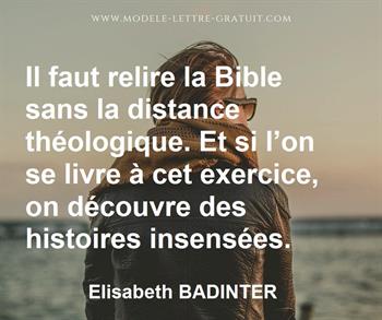 Citation de Elisabeth BADINTER