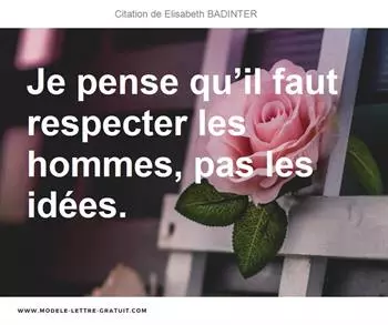 Citations Elisabeth BADINTER